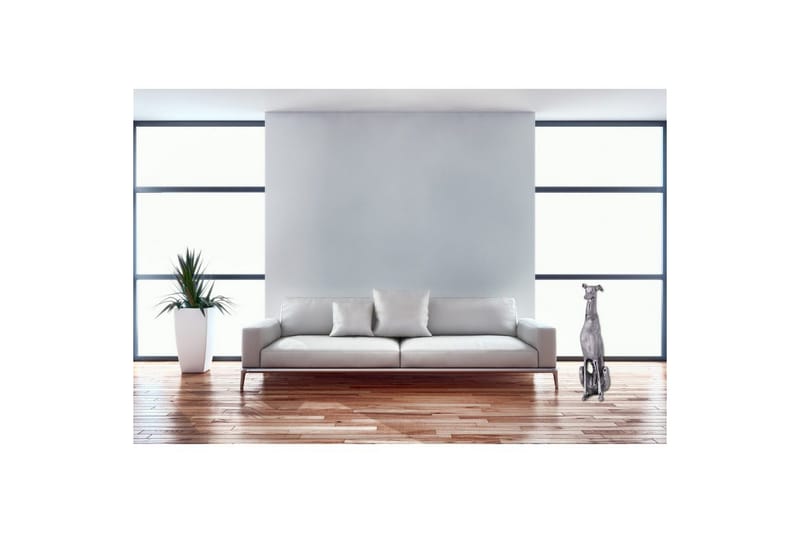 Koriste-esine Wohnling Alumiinikoira hopea moderni - Sisustustuotteet - Sisustusesineet - Koriste-esineet - Veistos