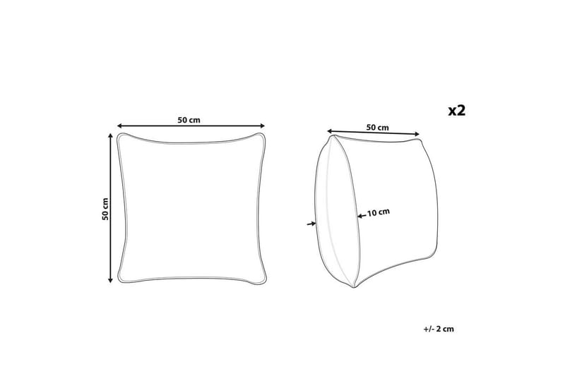 Koristetyynyt Phusro setti, 2 kpl - Kodintekstiilit & matot - Tyyny & torkkupeitto - Ulkotyyny