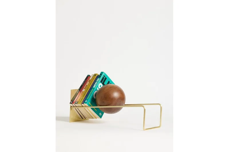 Orvic Bokstöd 49x18 cm, Antiikki Keltainend