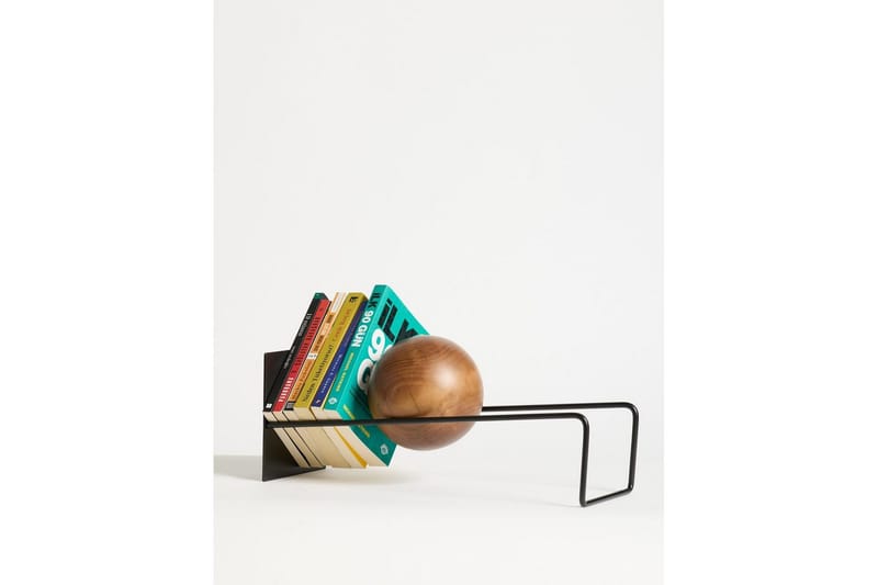 Orvic Bokstöd 49x18 cm, Musta