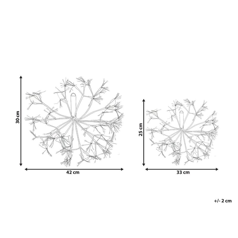 Riippuva Koriste Racksta Setti 2 kpl - Sisustustuotteet - Joulukoristeet & juhlakoristeet - Joulukoristeet - Joulukynttilä