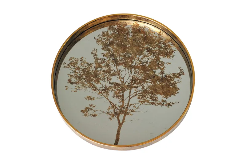 Koristelautanen Azuelo 45 cm Pyöreä, Kulta