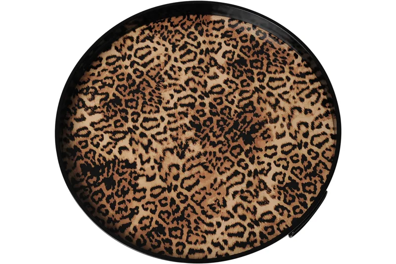 Koristelautanen Nivagade 45 cm Pyöreä, Musta