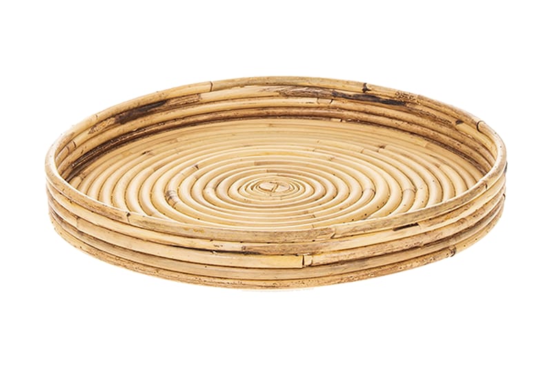 Rottinkitarjotin Rattan 36 cm - AmandaB - Sisustustuotteet - Sisustusesineet