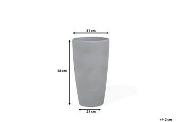 Ruukku Abdera 31 cm - Piha & ulkoaltaat - Viljely & puutarhanhoito - Kasvatus - Kukkaruukku & Istutusastia - Suuret kukkaruukut