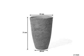 Ruukku Camia 51 cm - Harmaa - Piha & ulkoaltaat - Viljely & puutarhanhoito - Kasvatus - Kukkaruukku & Istutusastia - Suuret kukkaruukut