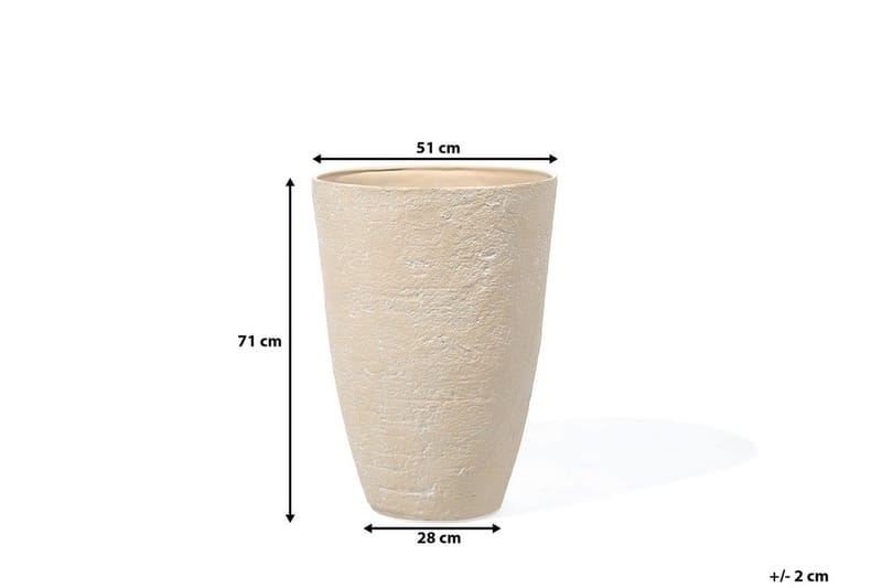 Ruukku Camia 51 cm - Piha & ulkoaltaat - Viljely & puutarhanhoito - Kasvatus - Kukkaruukku & Istutusastia - Suuret kukkaruukut