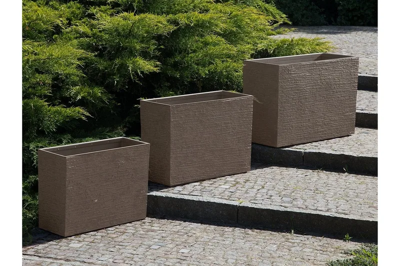 Ruukku Edessa 80 cm - Piha & ulkoaltaat - Viljely & puutarhanhoito - Kasvatus - Kukkaruukku & Istutusastia - Suuret kukkaruukut