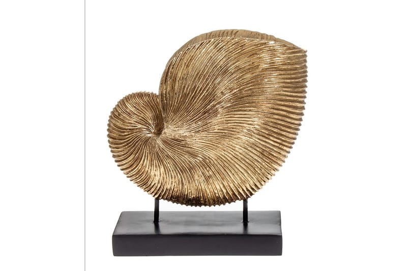 Simpukkakoriste Shell 37 cm Kulta - AmandaB - Sisustustuotteet - Sisustusesineet