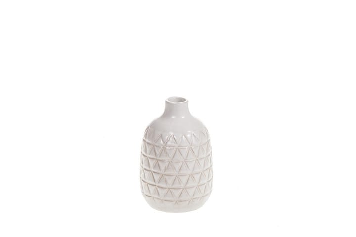 Vaasi Ceramic 20 cm Valkoinen - AmandaB - Maljakko
 - Sisustusesineet - Kukkamaljakko