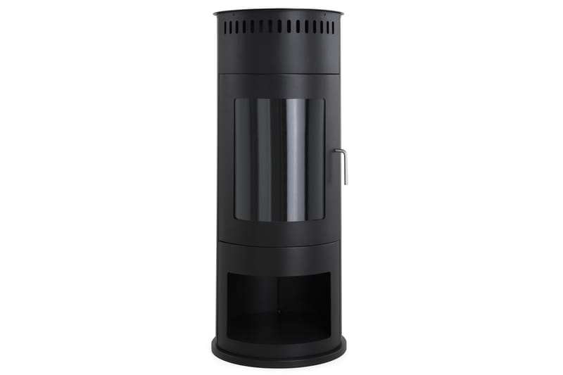 Corbo Vapaa Pyöreä Etanoliuuni 112x45x45 cm lasia ja ruostumatonta terästä - Musta - Sisustustuotteet - Sisustustakka & kamiina - Sisustustakka ilman hormia - Etanolitakka