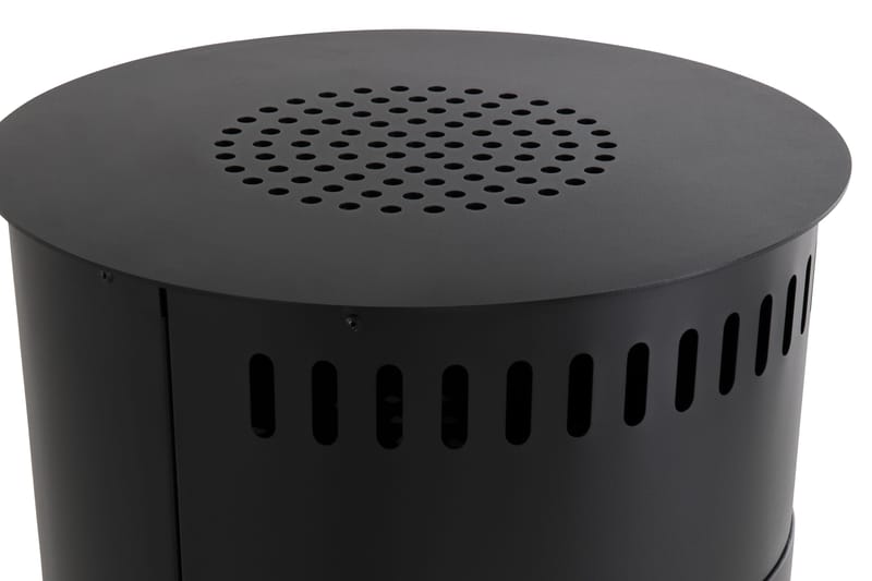 Corbo Vapaa Pyöreä Etanoliuuni 112x45x45 cm lasia ja ruostumatonta terästä - Musta - Sisustustuotteet - Sisustustakka & kamiina - Sisustustakka ilman hormia - Etanolitakka