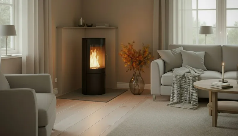 Corbo Vapaasti Seisova Pyöreä Bioetanolitakka 96x44x30 cm Terästä ja lasia - Musta - Sisustustuotteet - Sisustustakka & kamiina - Sisustustakka ilman hormia - Etanolitakka