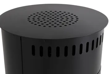 Corbo vapaasti seisova pyöreä etanolitakka 112x45x45 cm, lasia ja ruostumatonta terästä - Musta - Sisustustuotteet - Sisustustakka & kamiina - Sisustustakka ilman hormia - Etanolitakka