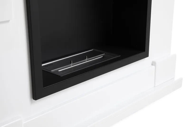 Sisustustakka Helio Bioetanoli Vapaasti seisova - Valk/musta/rosteri - Sisustustuotteet - Sisustustakka & kamiina - Sisustustakka ilman hormia - Etanolitakka