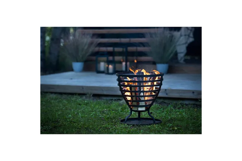 Tulipata Mustang Fresno - Musta - Sisustustuotteet - Sisustustakka & kamiina - Ulkotilan tulisija & kotakeittiö