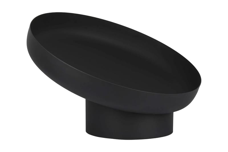Esschert Design Tulimalja kalteva musta teräs FF402 - Musta - Sisustustuotteet - Sisustustakka & kamiina - Ulkotilan tulisija & kotakeittiö