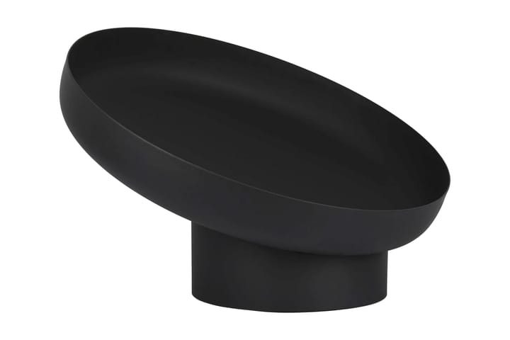 Esschert Design Tulimalja kalteva musta teräs FF402 - Musta - Ulkotilan tulisija & kotakeittiö