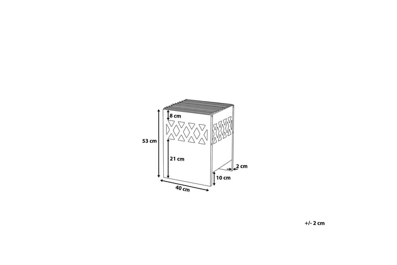 Takka Shiga 40x40x53 cm - Sisustustuotteet - Sisustustakka & kamiina - Ulkotilan tulisija & kotakeittiö