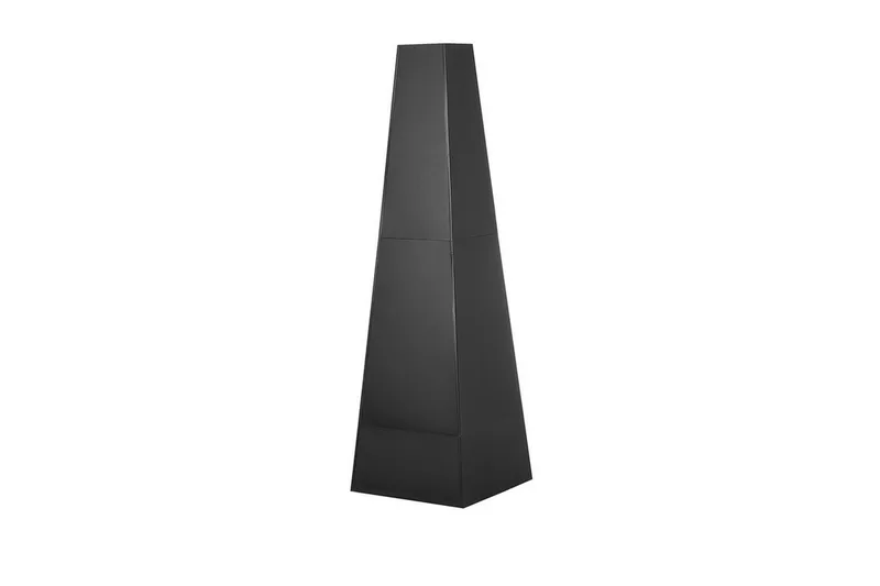 Takka Yate 45x45x150 cm - Musta - Sisustustuotteet - Sisustustakka & kamiina - Ulkotilan tulisija & kotakeittiö