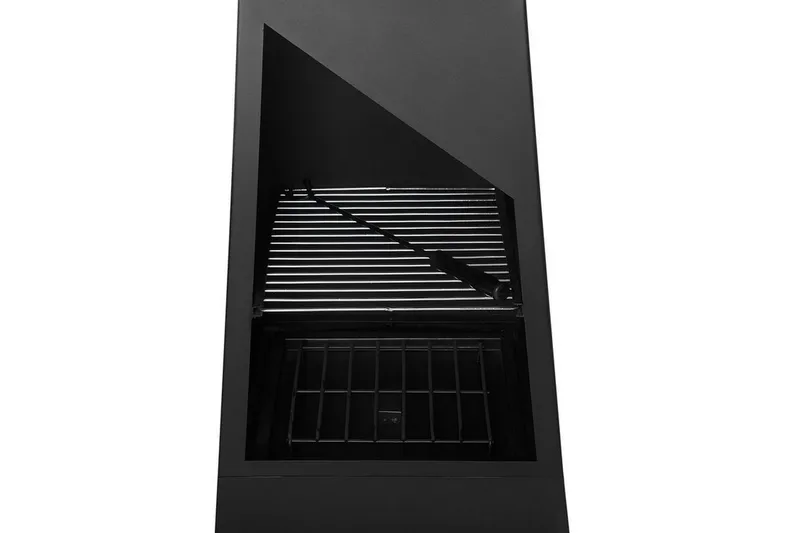 Takka Yate 45x45x150 cm - Musta - Sisustustuotteet - Sisustustakka & kamiina - Ulkotilan tulisija & kotakeittiö