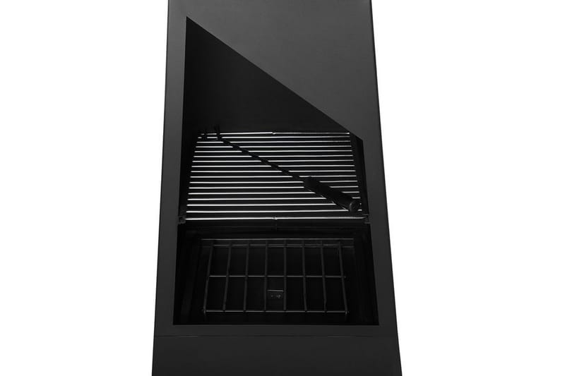 Takka Yate 45x45x150 cm - Musta - Sisustustuotteet - Sisustustakka & kamiina - Ulkotilan tulisija & kotakeittiö