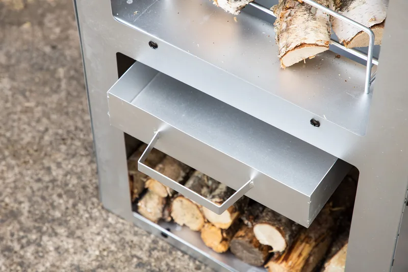 Tulikori Makarima - Hopea - Sisustustuotteet - Sisustustakka & kamiina - Ulkotilan tulisija & kotakeittiö