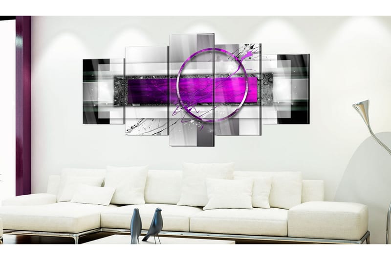 Taulu akryylillä Violet Rim 100x50 - Artgeist sp. z o. o. - Sisustustuotteet - Taulu & taide