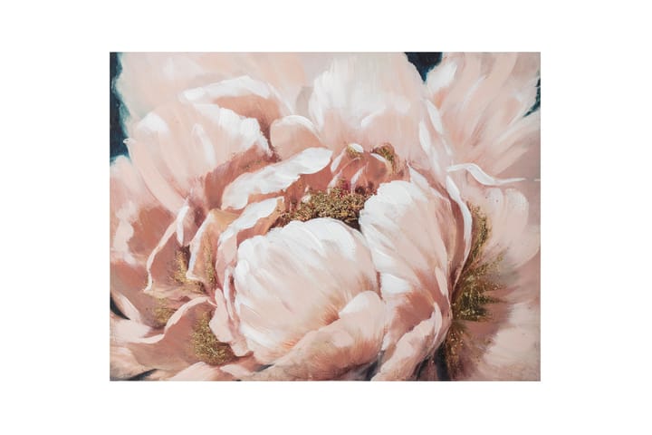 Öljymaalaus 75x100 cm Pinkit kukat - Öljymaalaus - Taulu & taide