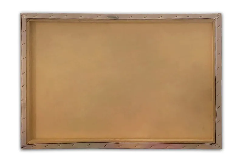 Canvas taulu 70x100 cm - Abstrakti sommitelma geometristen muotojen ja viivojen elementeillä - Tummanruskea / Beige / Valkoinen - Sisustustuotteet - Taulu & taide - Canvas-taulu