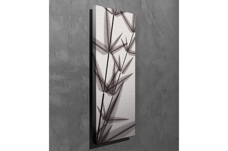 Canvas-taulu - Bambunversojen siluetti mustavalkoinen - Musta / Harmaa / Valkoinen - Sisustustuotteet - Taulu & taide - Canvas-taulu
