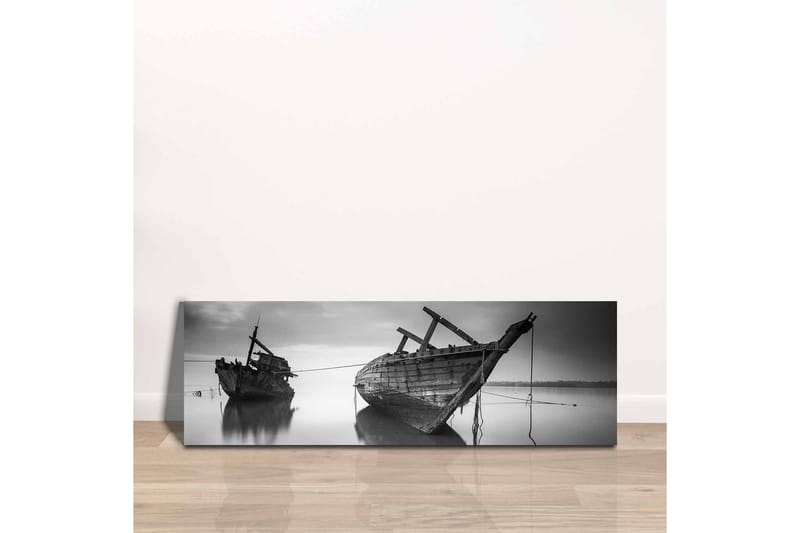 Canvas-taulu - Haaksirikko tyynillä vesillä - Musta / Valkoinen / Harmaa - Sisustustuotteet - Taulu & taide - Canvas-taulu