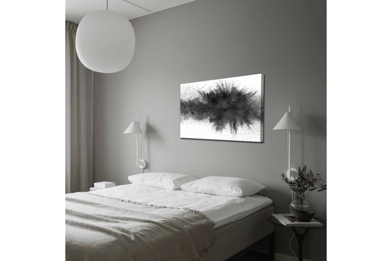 Canvas-taulu - Mustan musteen abstrakti räjähdys - Musta / Harmaa - Sisustustuotteet - Taulu & taide - Canvas-taulu