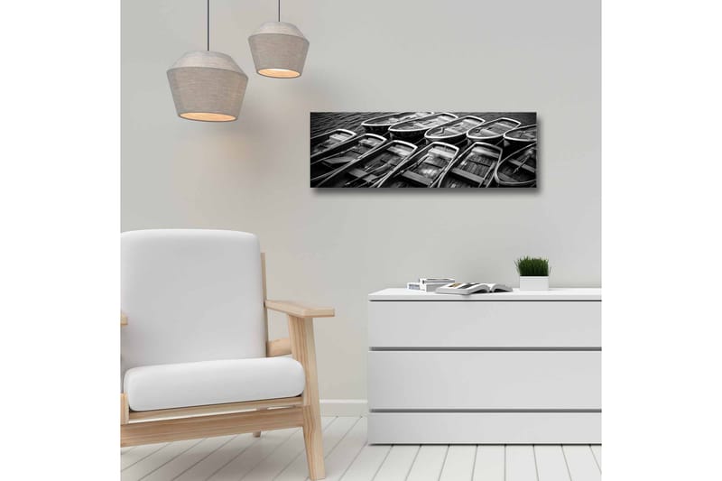 Canvas-taulu - Venekokoelma mustavalkoinen - Musta / Harmaa / Valkoinen - Sisustustuotteet - Taulu & taide - Canvas-taulu