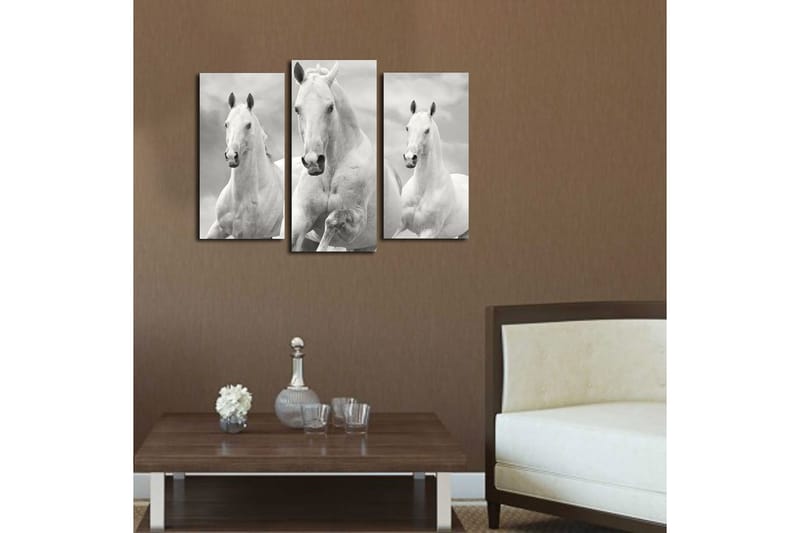 Canvastaulu 3-pak Monivärinen - 20x39 cm - Sisustustuotteet - Taulu & taide - Canvas-taulu