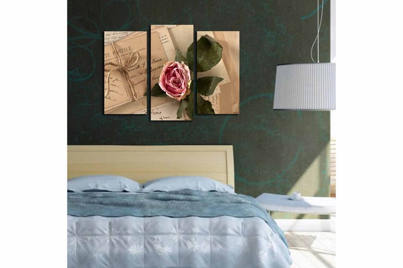 Canvastaulu 3-pak Monivärinen - 20x39 cm - Sisustustuotteet - Taulu & taide - Canvas-taulu