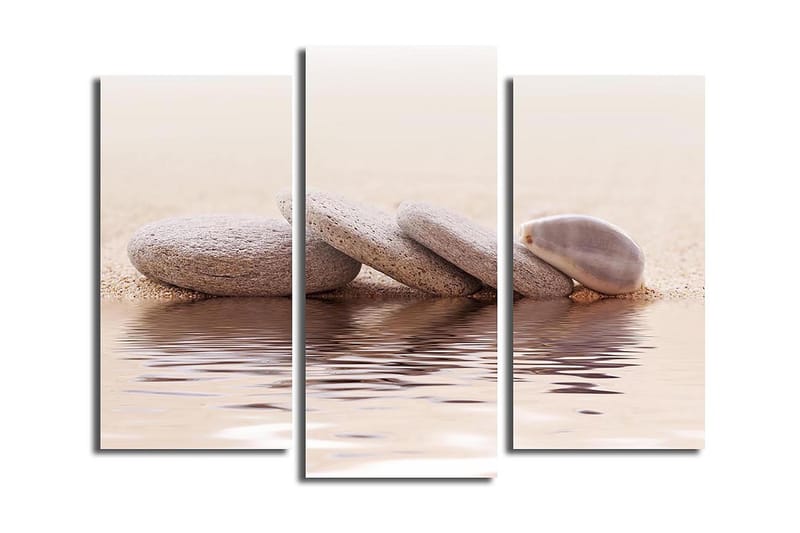 Canvastaulu 3-pak Monivärinen, 20x39 cm