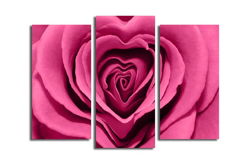 Canvastaulu 3-pak Monivärinen, 20x39 cm