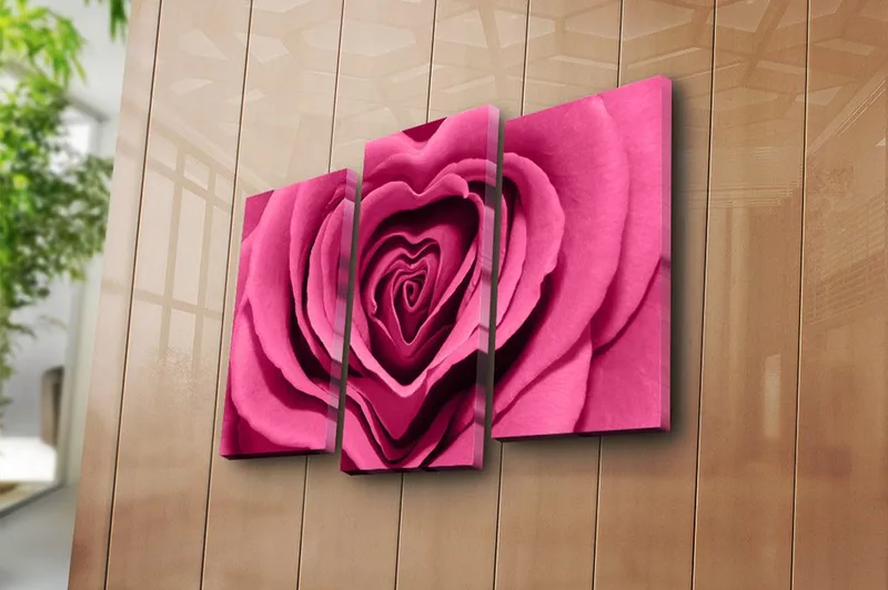 Canvastaulu 3-pak Monivärinen - 20x39 cm - Sisustustuotteet - Taulu & taide - Canvas-taulu