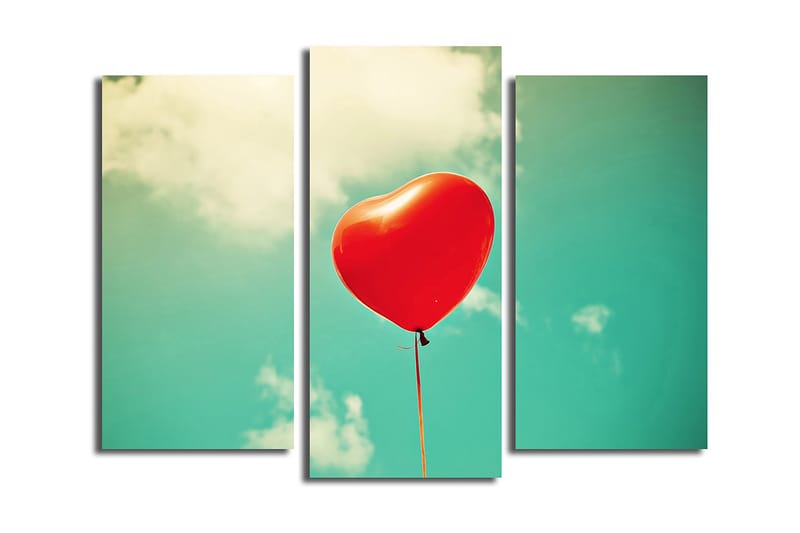 Canvastaulu 3-pak Moniv ärinen, 20x39 cm