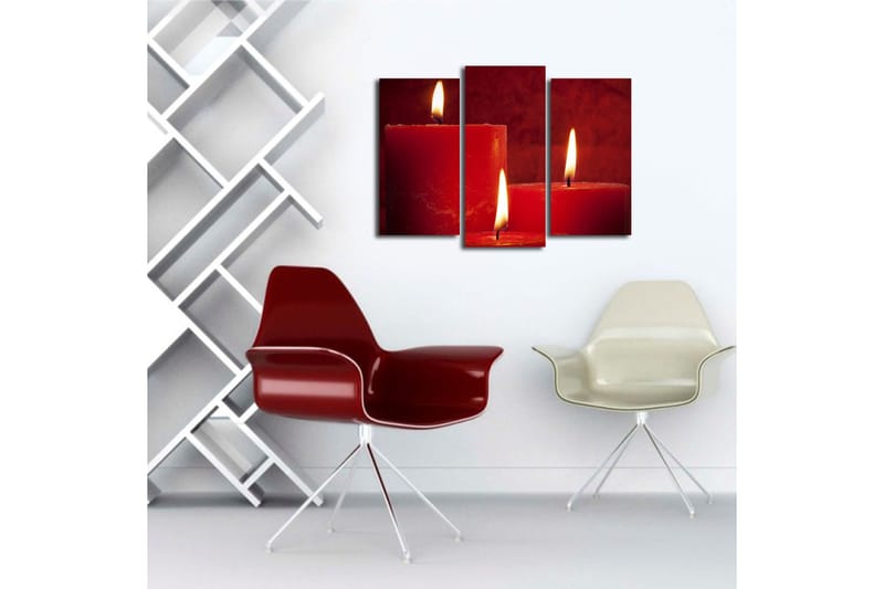 Canvastaulu 3-pak Monivärinen - 20x39 cm - Sisustustuotteet - Taulu & taide - Canvas-taulu