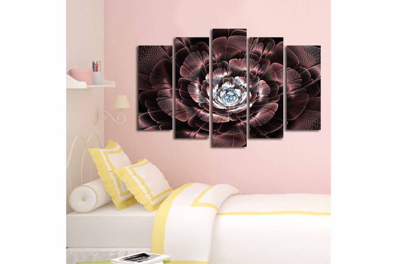 Canvastaulu 5-pak Monivärinen - 19x60 cm - Sisustustuotteet - Taulu & taide - Canvas-taulu