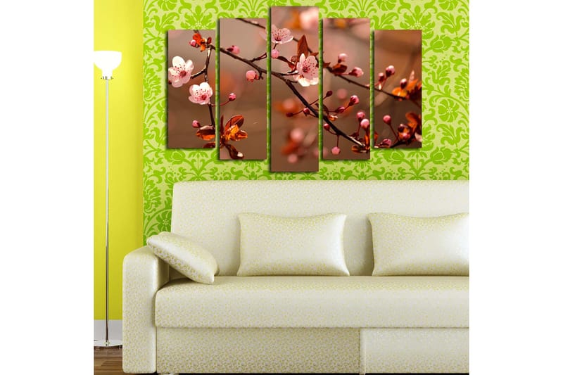 Canvastaulu 5-pak Monivärinen - 19x60 cm - Sisustustuotteet - Taulu & taide - Canvas-taulu