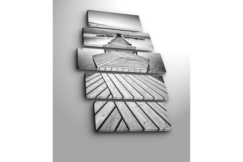 Canvastaulu 5-pak Monivärinen - 19x60 cm - Sisustustuotteet - Taulu & taide - Canvas-taulu