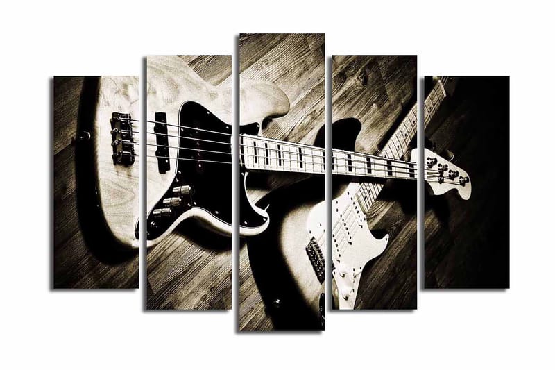 Canvastaulu 5-pak Monivärinen, 19x60 cm