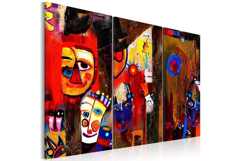 Canvastaulu Abstract Carnival112x08 cm - Artgeist sp. z o. o. - Sisustustuotteet - Taulu & taide - Canvas-taulu