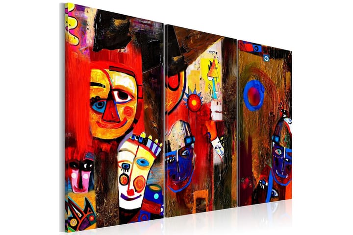 Canvastaulu Abstract Carnival112x08 cm - Artgeist sp. z o. o. - Seinäkoristeet - Canvas-taulu