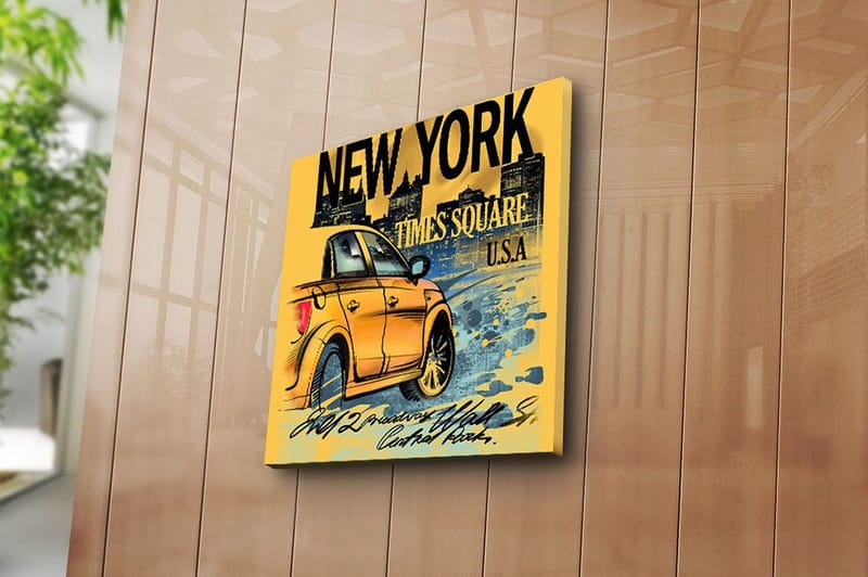 Canvastaulu Animal Monivärinen - 45x45 cm - Sisustustuotteet - Taulu & taide - Canvas-taulu