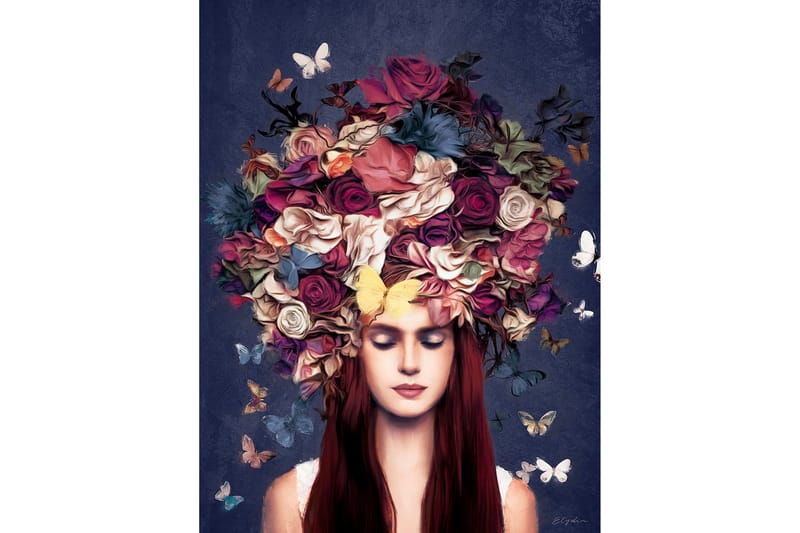 Canvastaulu Bouquet, 60x80 cm