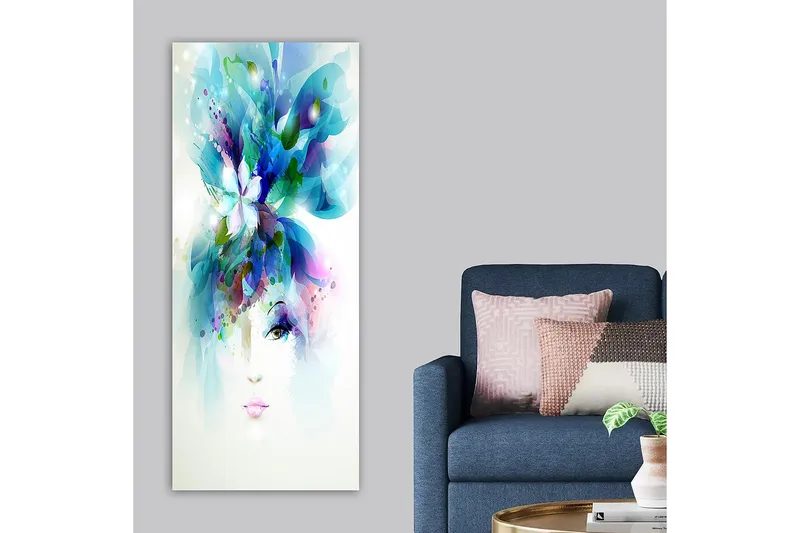 Canvastaulu DKY Abstract & Fractals Monivärinen - 50x120 cm - Sisustustuotteet - Taulu & taide - Canvas-taulu